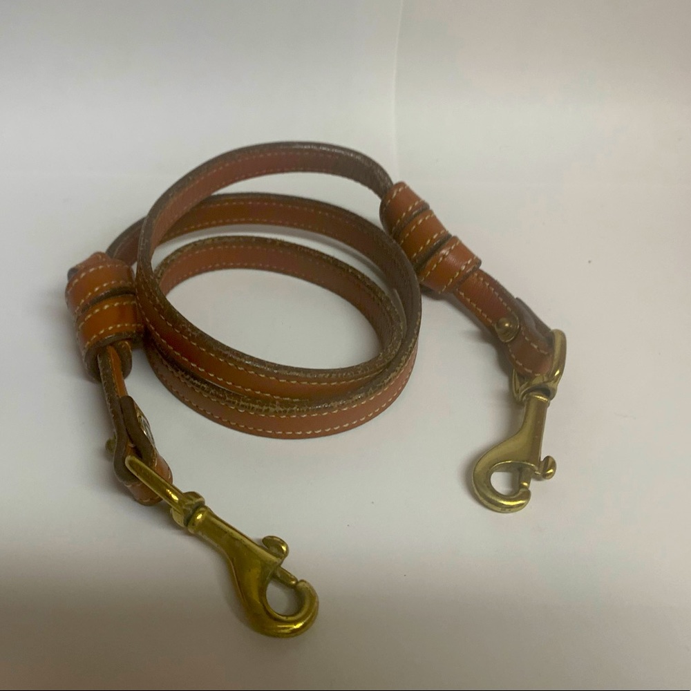 Dooney & Bourke British Tan double snap 5/8” strap